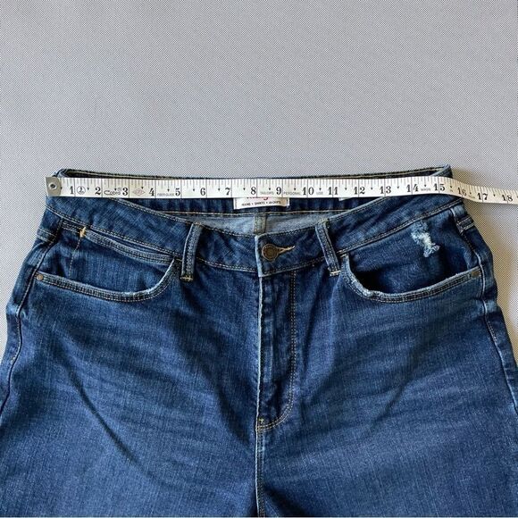 Wrangler High Rise True Straight Crop Denim Jeans Women’s Size 12 - Picture 4 of 9
